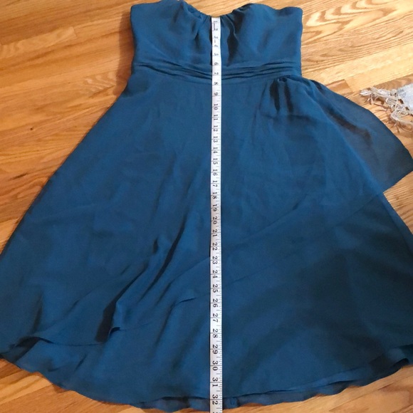 ✖️donated✖️Alfred Angelo Bridesmaid Tealness Dress - Picture 7 of 7